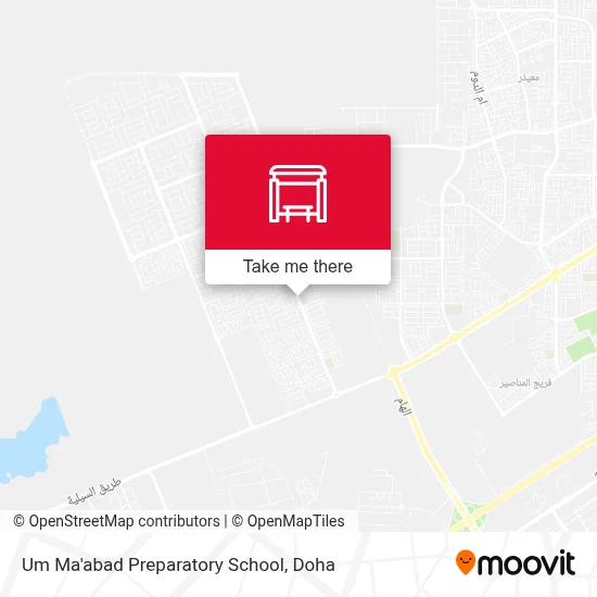 Um Ma'abad Preparatory School map