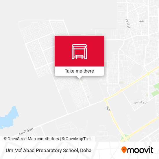 Um Ma' Abad Preparatory School map