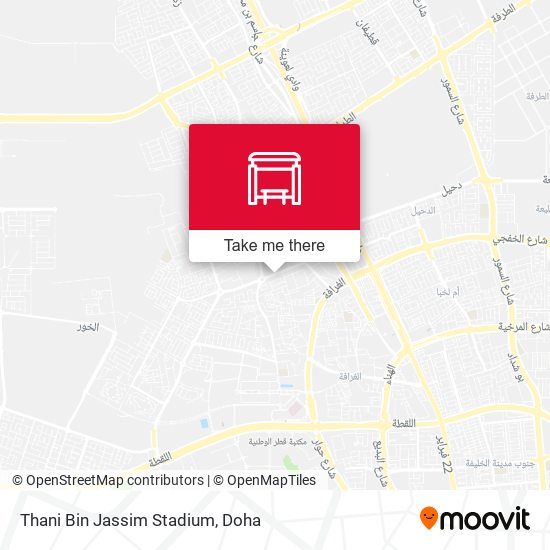 Thani Bin Jassim Stadium map
