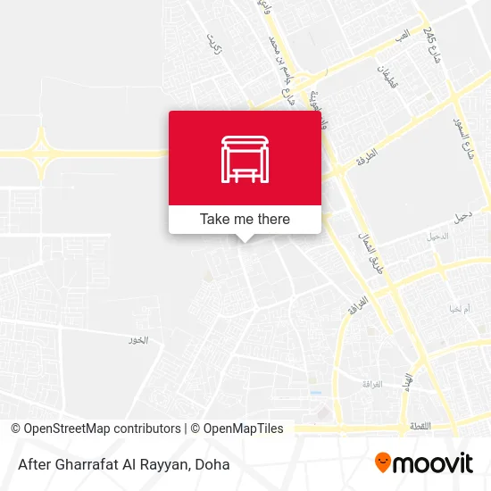 After Gharrafat Al Rayyan map
