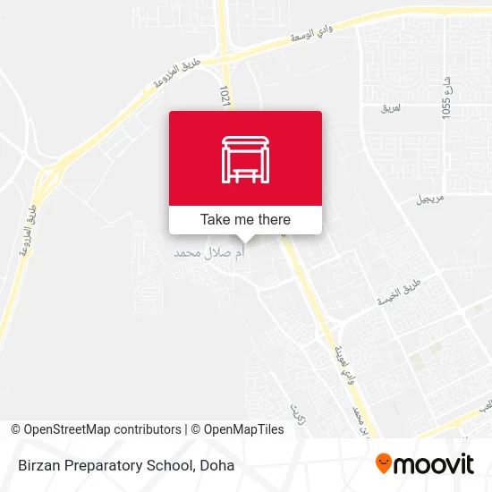 Birzan Preparatory School map
