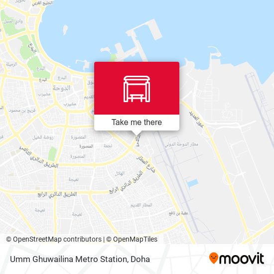 Umm Ghuwailina Metro Station map
