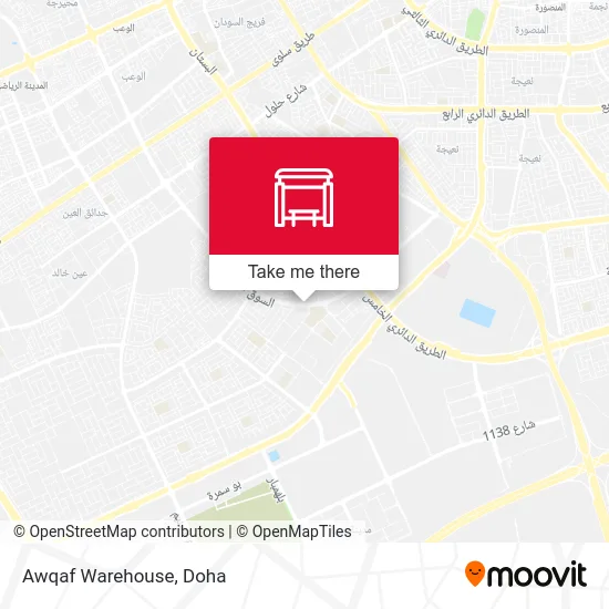 Awqaf Warehouse map