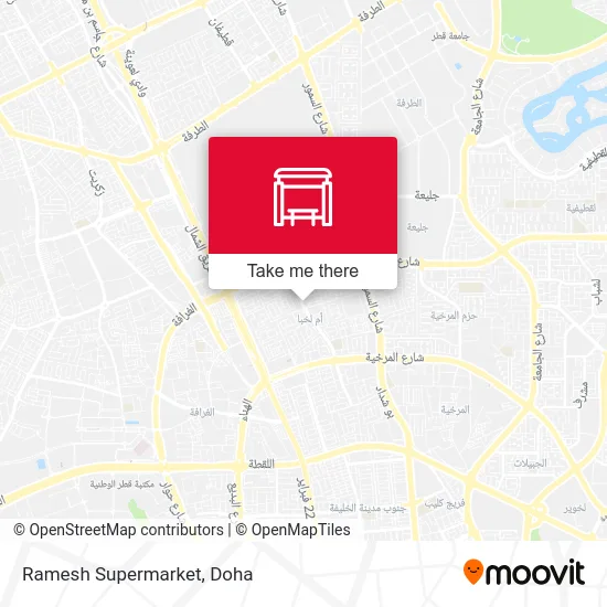 Ramesh Supermarket map