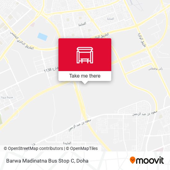 Barwa Madinatna Bus Stop C map