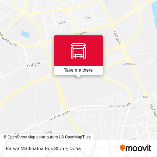 Barwa Madinatna Bus Stop F map