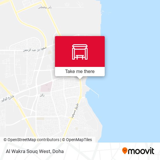 Al Wakra Souq West map