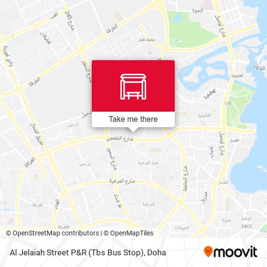 Al Jelaiah Street P&R (Tbs Bus Stop) map