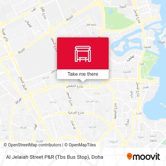Al Jelaiah Street P&R (Tbs Bus Stop) map