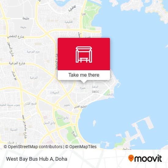 West Bay Bus Hub A map