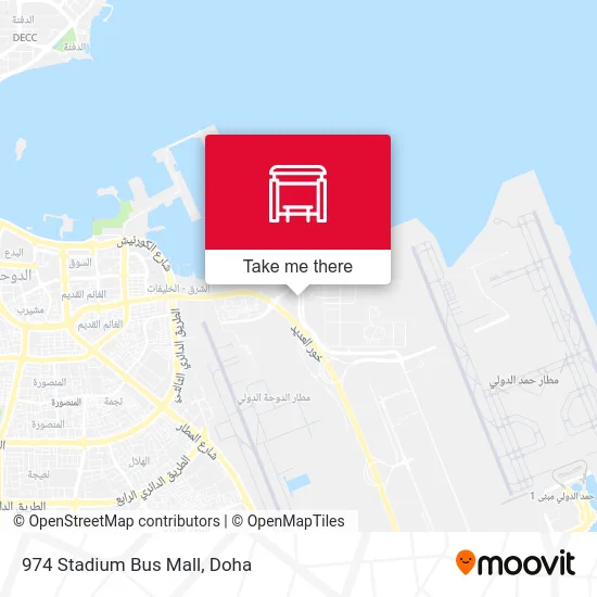 974 Stadium Bus Mall map