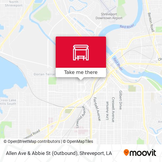 Allen Ave & Abbie St (Outbound) map