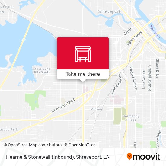 Hearne & Stonewall (Inbound) map