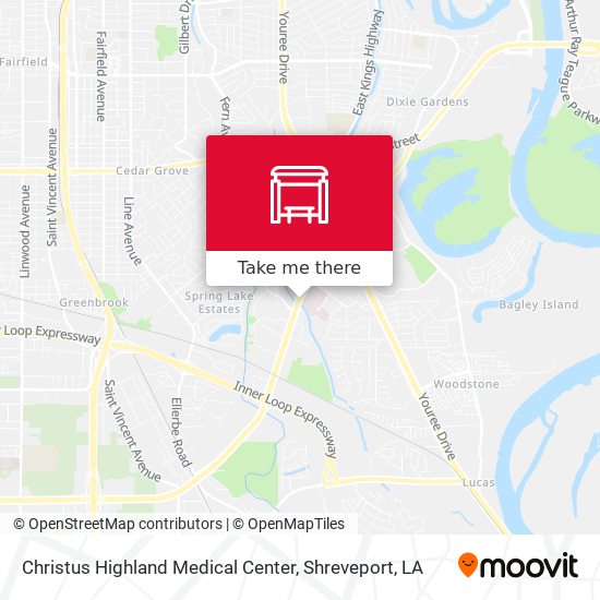 Christus Highland Medical Center map