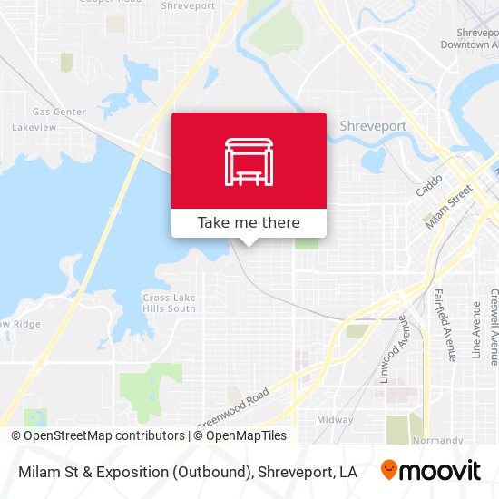 Milam St & Exposition (Outbound) map