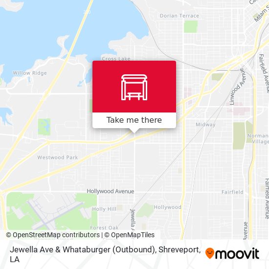 Mapa de Jewella Ave & Whataburger (Outbound)