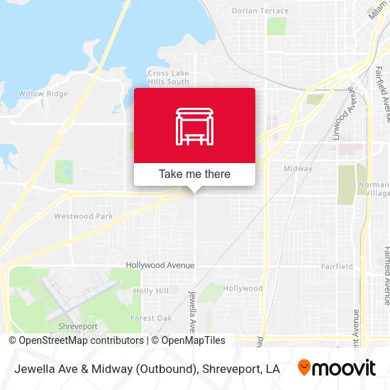 Mapa de Jewella Ave & Midway (Outbound)