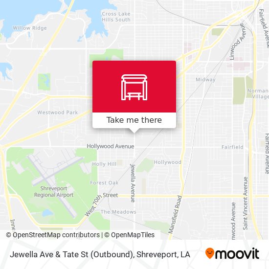 Mapa de Jewella Ave & Tate St (Outbound)