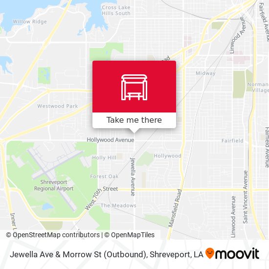 Jewella Ave & Morrow St (Outbound) map