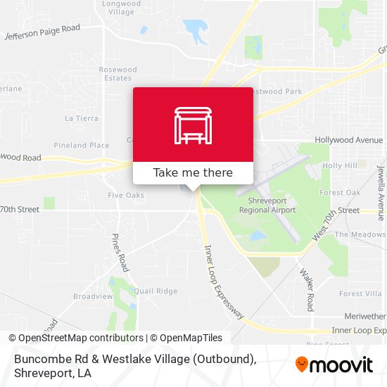 Buncombe Rd & Westlake Village (Outbound) map