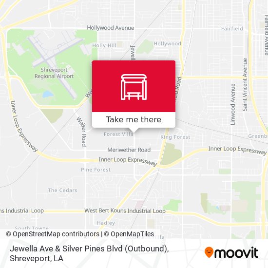 Mapa de Jewella Ave & Silver Pines Blvd (Outbound)