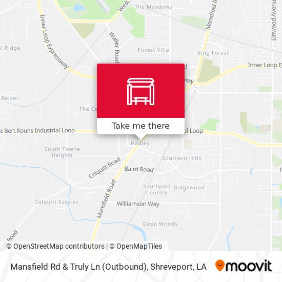 Mansfield Rd & Truly Ln (Outbound) map