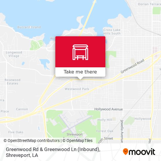 Greenwood Rd & Greenwood Ln (Inbound) map