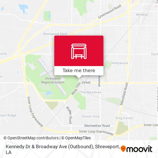 Kennedy Dr & Broadway Ave (Outbound) map