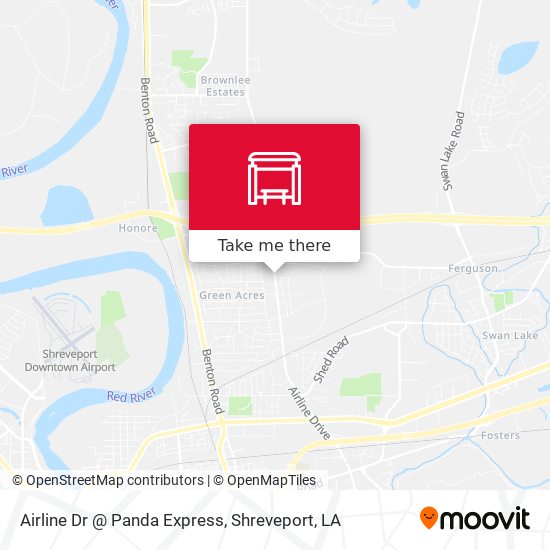 Airline Dr @ Panda Express map