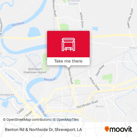 Benton Rd & Northside Dr map