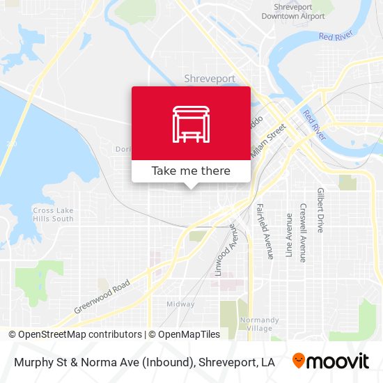 Murphy St & Norma Ave (Inbound) map