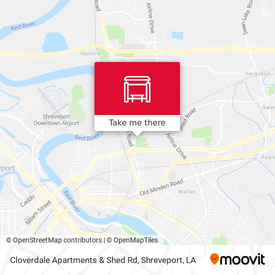 Mapa de Cloverdale Apartments & Shed Rd