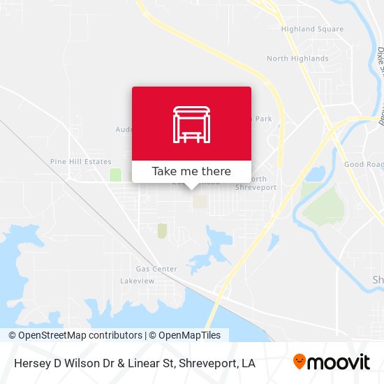 Hersey D Wilson Dr & Linear St map