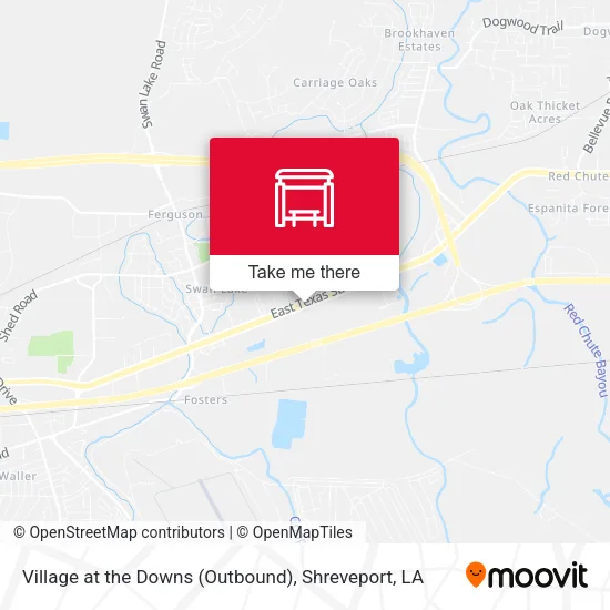 Mapa de Village at the Downs (Outbound)