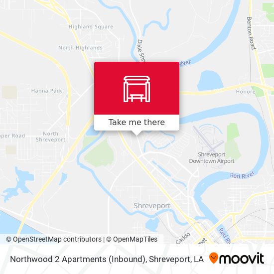 Mapa de Northwood 2 Apartments (Inbound)