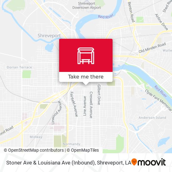 Stoner Ave & Louisiana Ave (Inbound) map