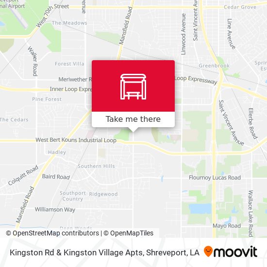 Kingston Rd & Kingston Village Apts map