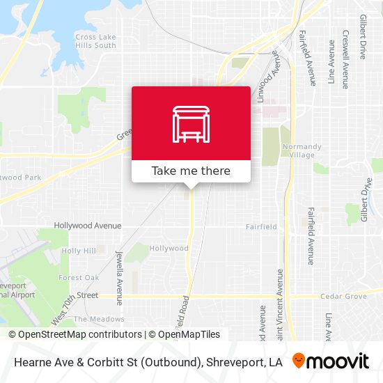 Hearne Ave & Corbitt St (Outbound) map