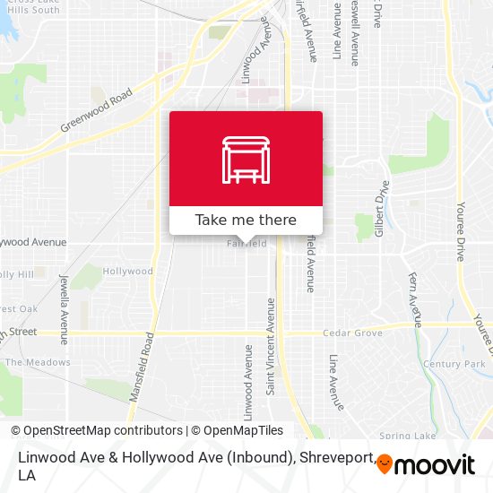 Linwood Ave & Hollywood Ave (Inbound) map