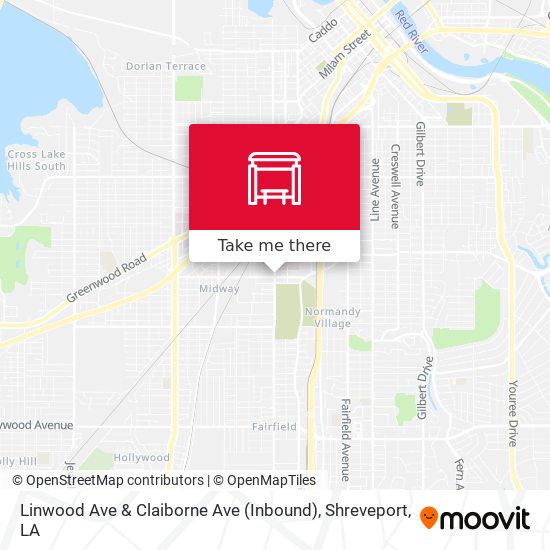 Linwood Ave & Claiborne Ave (Inbound) map