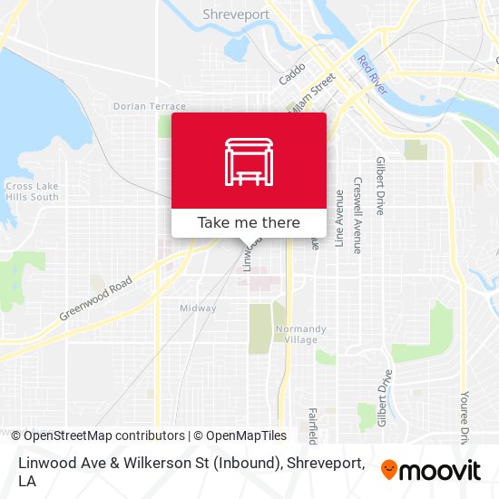 Linwood Ave & Wilkerson St (Inbound) map