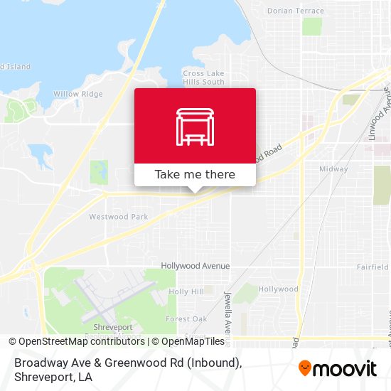 Broadway Ave & Greenwood Rd (Inbound) map