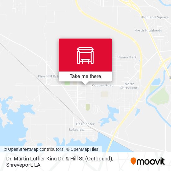 Dr. Martin Luther King Dr & Hill St (Outbound) map