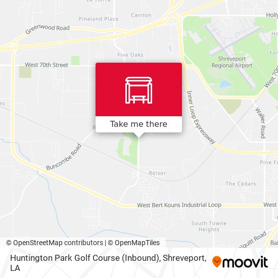 Mapa de Huntington Park Golf Course (Inbound)