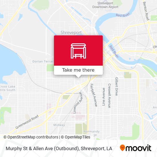 Mapa de Murphy St & Allen Ave (Outbound)