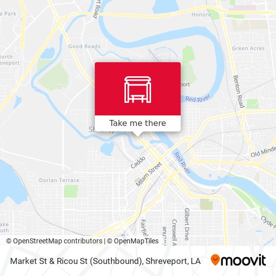 Mapa de Market St & Ricou St (Southbound)