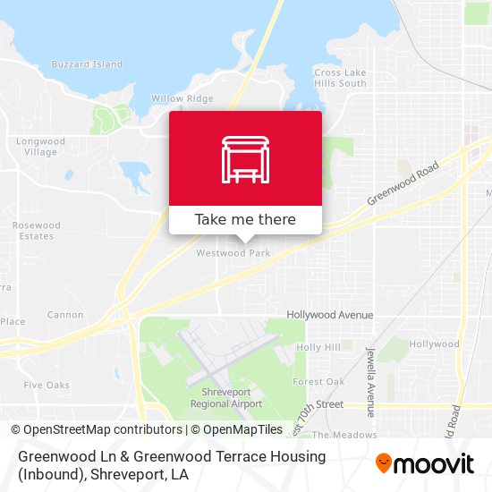 Greenwood Ln & Greenwood Terrace Housing (Inbound) map
