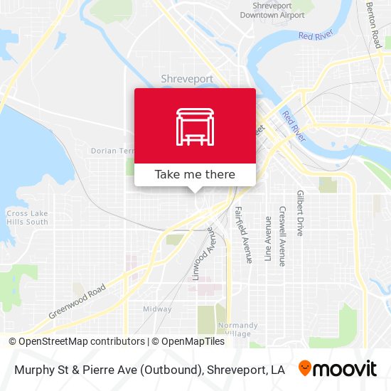 Murphy St & Pierre Ave (Outbound) map