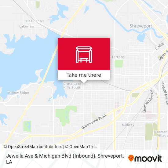 Jewella Ave & Michigan Blvd (Inbound) map