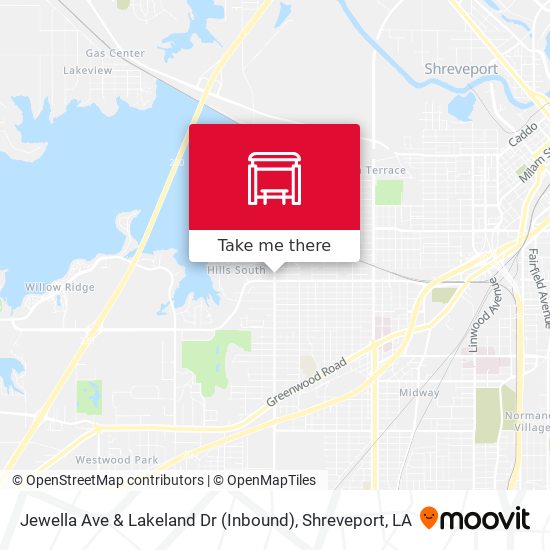 Jewella Ave & Lakeland Dr (Inbound) map